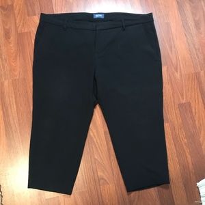 20 PETITE Ankle Length Black Trouser Pants